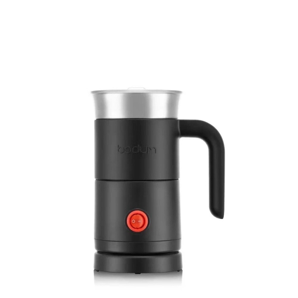 Bodum Bistro Electric Milk Frother Black Hot Cold Foam Maker 11901-01US
